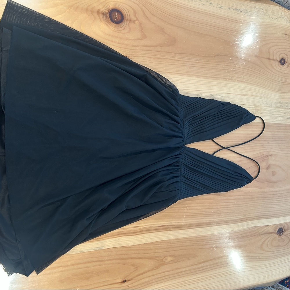 Elegant Black Halter Dress